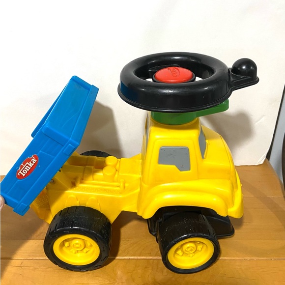 Tonka Dump Truck 2006 Flatbed Stake Hasbro Playskool Construction Toddler Truck - Picture 3 of 6